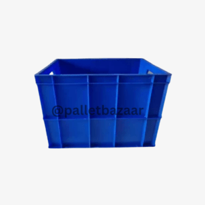 600x400x425 Plastic Crate – Durable, Stackable Storage Solution for Warehousing and Logistics